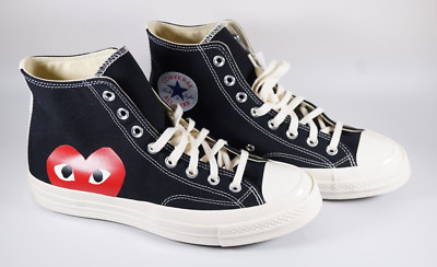 Converse Hi Tops Chuck Taylor Play Comme des Garçons - verschiedene Größen - Brandneu