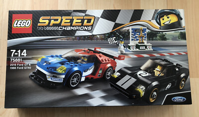 Lego Speed Champions 75881 2016 Ford GT & 1966 Ford GT40 Rennwagen Neu & OVP