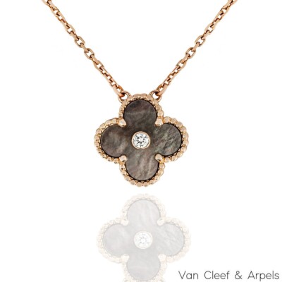 Mother Of Pearl Necklace Alhambra Collection Van Cleef Arpels