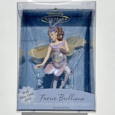 Hallmark Keepsake Ornament Faerie Brilliana Fairy Pixie Christmas Fiber-Optic
