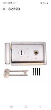 Gate, Shed Lock 6" Lock & 2 Keys. Stainless Steel. Reduced. 