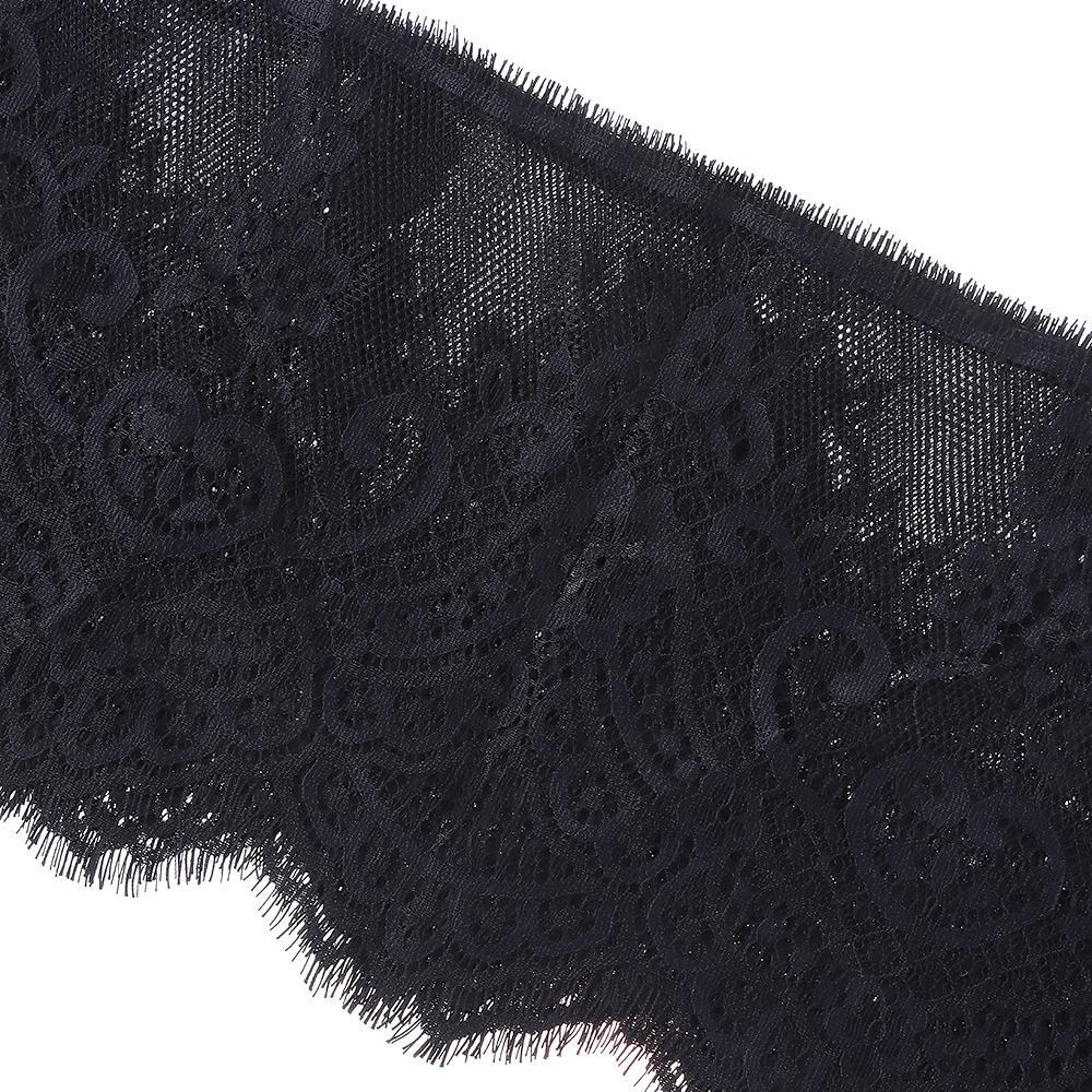 Black Lace Fabric Nylon Black Lace Trim Sewing Supplies Lace Trims DIY