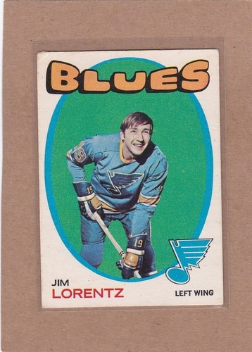 Jim Lorentz #227 1971 O-Pee-Chee card