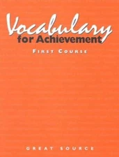 Vocabulary for Achievement: 1st Course - Paperback By Margaret Ann Richek - GOOD