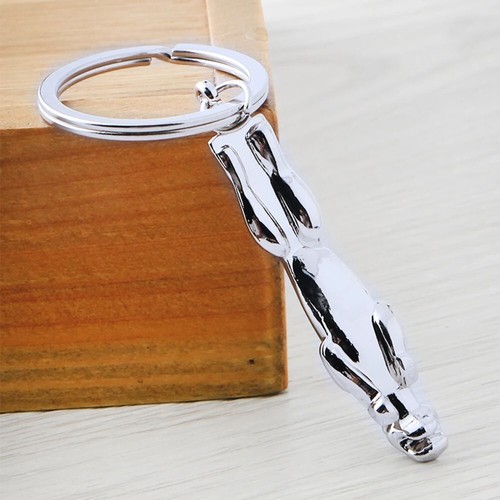 Jaguar Keychain Stainless Steel Design for Luxury Car Keyrings Key Chain Rings - Foto 8 di 14