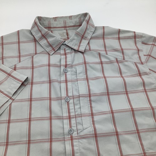 Mountain Hardwear, Mountain Hardwear Mens Short Sleeve Button Up Shirt Size Large