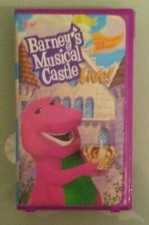 barney barneys BARNEY'S MUSICAL CASTLE    VHS VIDEOTAPE