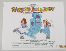 RAGGEDY ANN AND ANDY ORIGINAL ROLLED UNUSED 22X28 MOVIE POSTER 1977 HALF SHEET