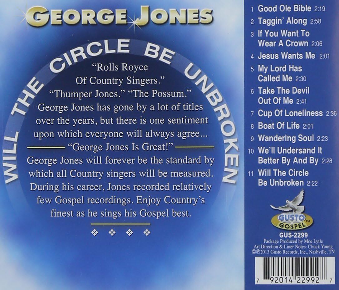 Will The Circle Be Unbroken Deutsche übersetzung George Jones Will the Circle Be Unbroken (CD) 792014229927 | eBay