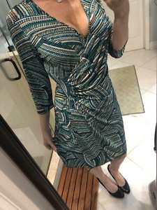 green wrap dress short