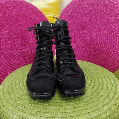 Shoes Yohji Yamamoto Women Hiromu Takahara Boots Leather Black
