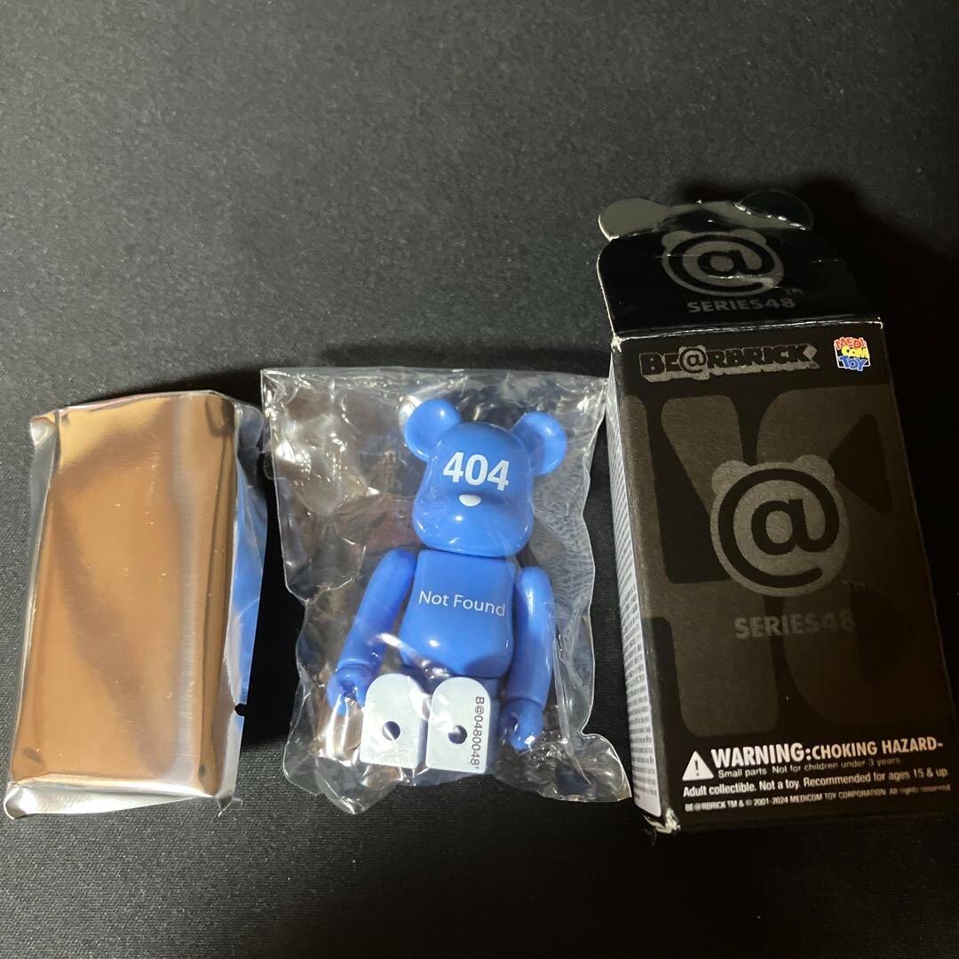 Bearbrick Series 48 SECRET RARE 404 Not Found - 100% Medicom BE 