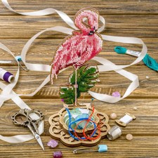 Wonderland Crafts Bead embroidery kit on wood FLK-284