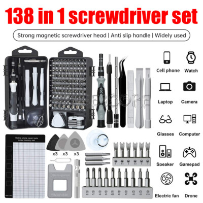 Precision Screwdriver Set Mini 138 in1 Multi-function Torx Magnetic Repair Tool