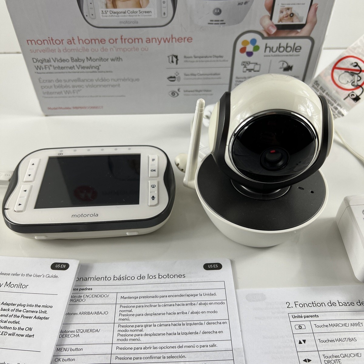 Motorola MBP843CONNECT Way Audio Portable Baby Monitor Camera