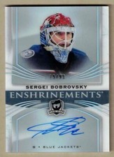 SERGEI BOBROVSKY 2018-19 Upper Deck Enshrinements The Cup Hockey Auto /99