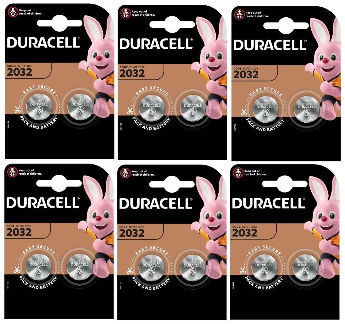12X  Duracell CR2032 3v lithium coin cell DL2032 BR2032 3v Lithium batteries