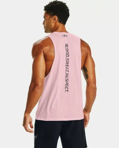 UNDER ARMOUR PROJECT ROCK BSR BLOOD SWEAT RESPECT DWAYNE JOHNSON TANK ...