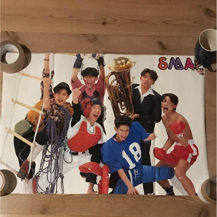 X poster about 30 years ago X JAPAN hide YOSHIKI TOSHI PATA TAIJI