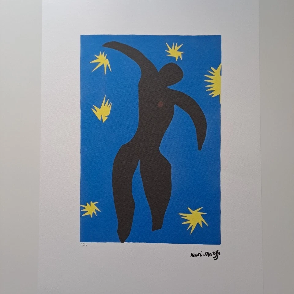 Анри Матисс подписанный - Икар - сертификат SPADEM Париж - Изображение 3 из 4