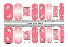 Pink Sophistication Nail Polish Strips / Nail Wraps / Nail Stickers