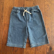 NEW Kids Boys Solid Basic Shorts Knee Length Chino Sz 10-12