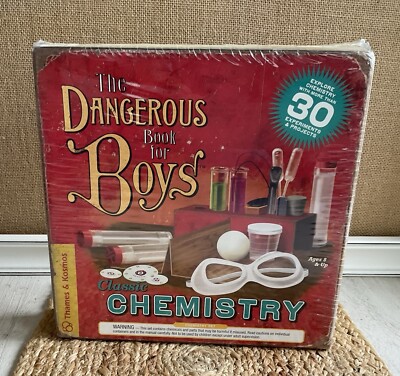 Chemistry Science Kit NIB Educational Lab The Dangerous Book for Boys Classic