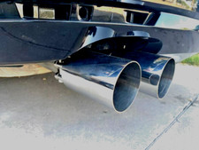 Vw - Offset Design Oversized 3 Exhaust Tip Set Of 2 - 304 Stainless