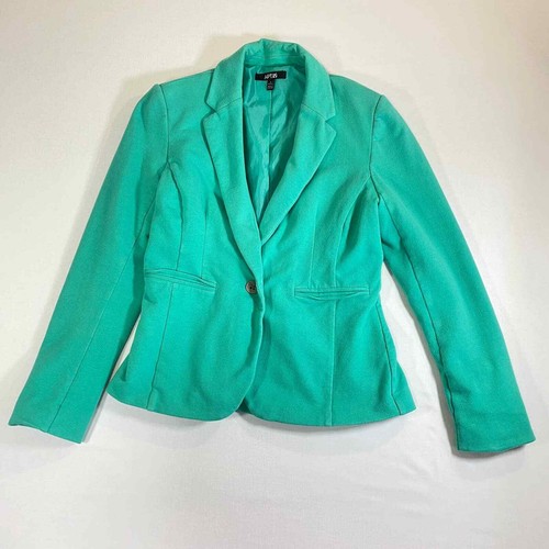 APT 9 Teal Blazer Jacket Womens Small 