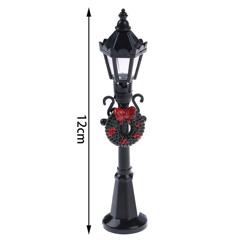 112 Scale Dollhouse Street Light Lamp Christmas Outdoor Miniature Accessories eBay