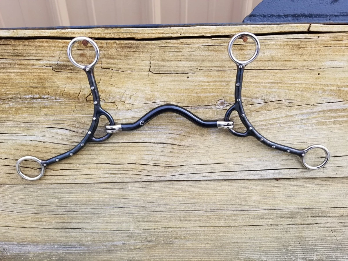 Mors De Cheval Western 5" - Shank Mullen à Canon Lisse - Bling Show Bits (Occasion)