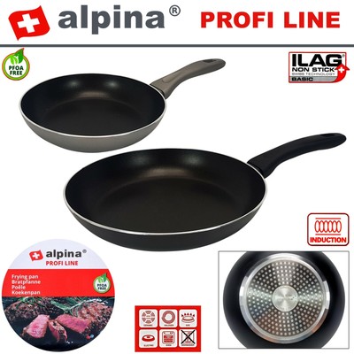Alpina Professional Frying Pan O 20 24 28 Cm Aluminium Ceramic Frying Pan Induction Pfoa Free Ebay