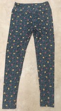 LulaRoe Leggings OS Multicolor Full Length Buttery Soft  