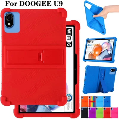 Shockproof Stand Case For DOOGEE U9 Tablet 10.1'' Kids Safe Soft Silicone Cover