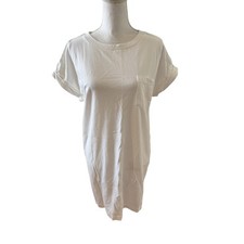 GAP T Shirt Mini Dress White S