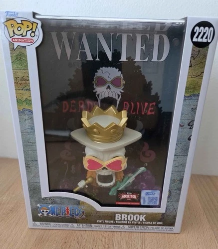 Funko POP! One Piece Wanted Poster BROOK Limited Edition #2220  *New Ships Now*