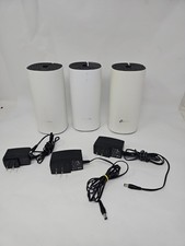 3-PACK TP-Link Deco M4R AC1200 Whole Home Mesh Wi-Fi System White - TESTED WORKS