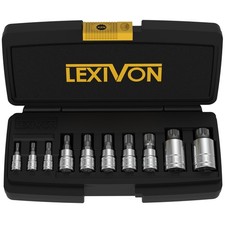 Set Chiavi a Bussola Punta Xzn Triple Square Acciaio S2 Utensili Meccanici Profe - Miniatura 1