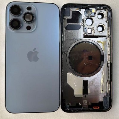 Original Pulled iPhone 13 Pro Rear Housing Assembly (Blue) OEM Grade A Replaceme