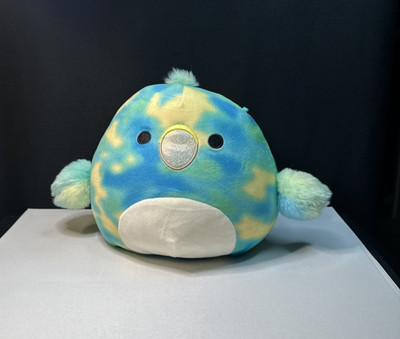 Squishmallows Omari The Parrot Bird 7  Kellytoy Plush Stuffed Toy 