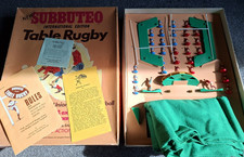 Subbuteo Edizione Internazionale Table Rugby Boxato **COMPLETO** Salford Vs Cardiff