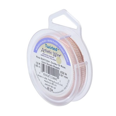  20 Gauge / .81 mm Silver Plated Tarnish Resistant Colored Copper Craft Wire ...