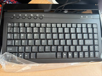 Xenta SK-020 Multimedia Keyboard Ultra Slim Compact USB Wired PC Laptop Black