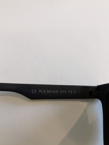 Neue Polaroid Sonnenbrille PLD 6014/S, 0YYV/Y2 Gummi schwarz, polarisiert grau, 56 mm - Bild 4 von 4