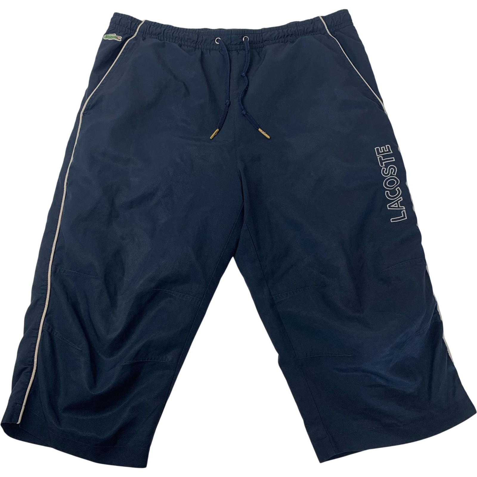 Bermudas LACOSTE SPORT Logo Azul Marino Para Hombre Talla 3/Pequeña