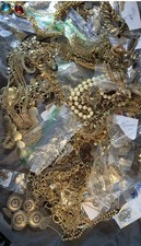 5+ Lbs. POUNDS Unsearched Lot Jewelry Vtg-Now Resell Wear Craft Treasure Hunt!