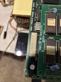 Sega Shinobi Original Arcade PCB And Manual