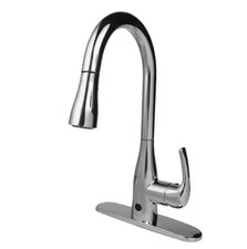 FLOW MOTION ACTIVATED SINGLE-HANDLE PULL-DOWN SPRAYER KITCHEN FAUCET - CHROME