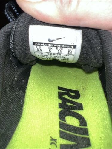 Neu ohne Etikett Nike Rival Waffle Racing Leichtathletikschuhe Größe 5,5 mit Tasche - Bild 7 von 14