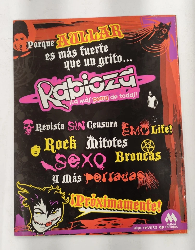 HOMBRES Y MITOS, MAXICAN MAGAZINE, No.41 SEPTEMBER 2008, IRON MAIDEN ON COVER - Image 2 of 4